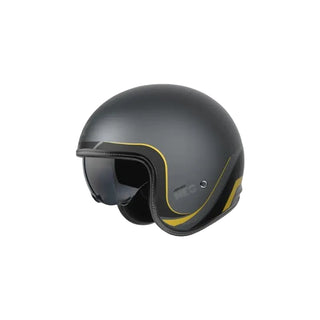 Hjälm Axxis Hornet Mattgrå/Gul C12