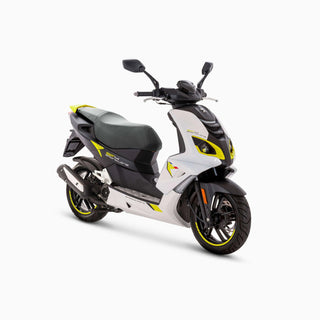 Peugeot Speedfight Sportline 4-takt White/Caribbean Yellow